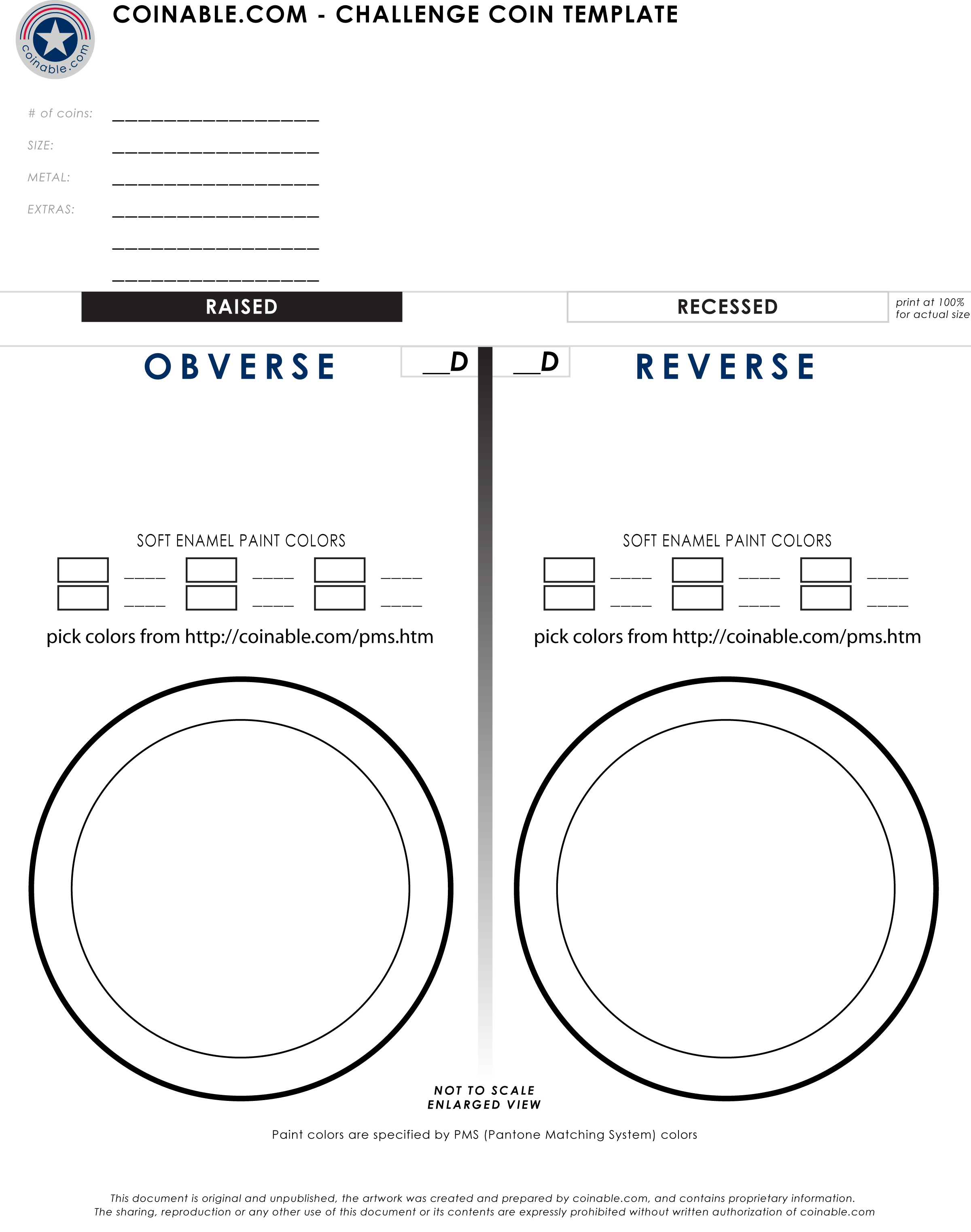 Challenge Coin Template