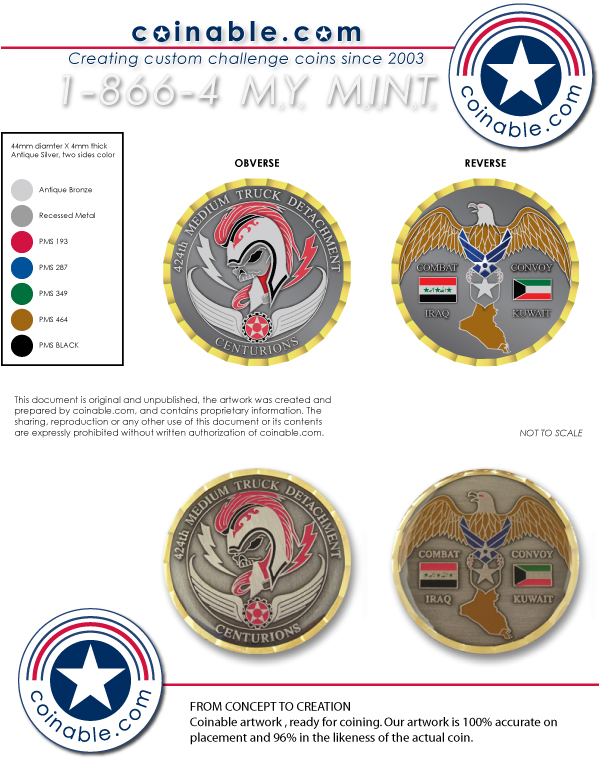 Challenge Coins | Military Coins - Artwork